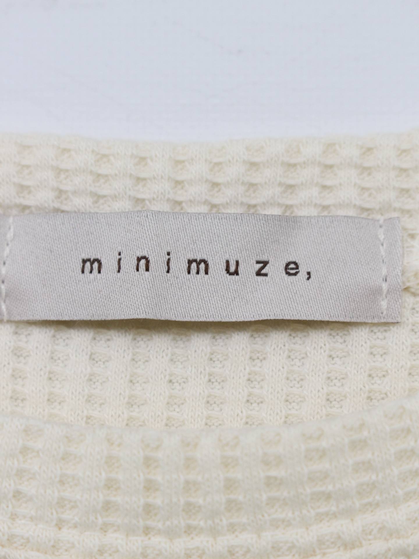 minimuze/ワンピース/ワンピース/ドレス/ホワイト