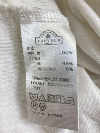 TOPVALU/Tシャツ/カットソー/トップス/ホワイト/S