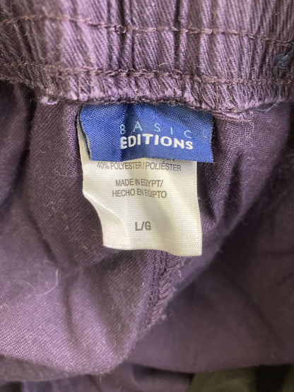 Basic Editions/その他パンツ/パンツ/パープル/L/G