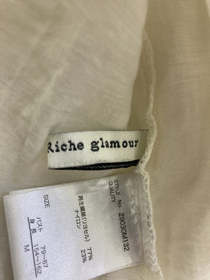 Riche glamour/シャツ/ブラウス/トップス/ホワイト/M