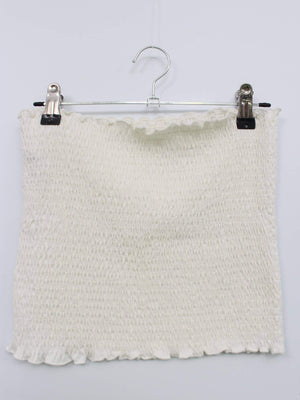 RASTARS&/チューブトップ/トップス/ホワイト