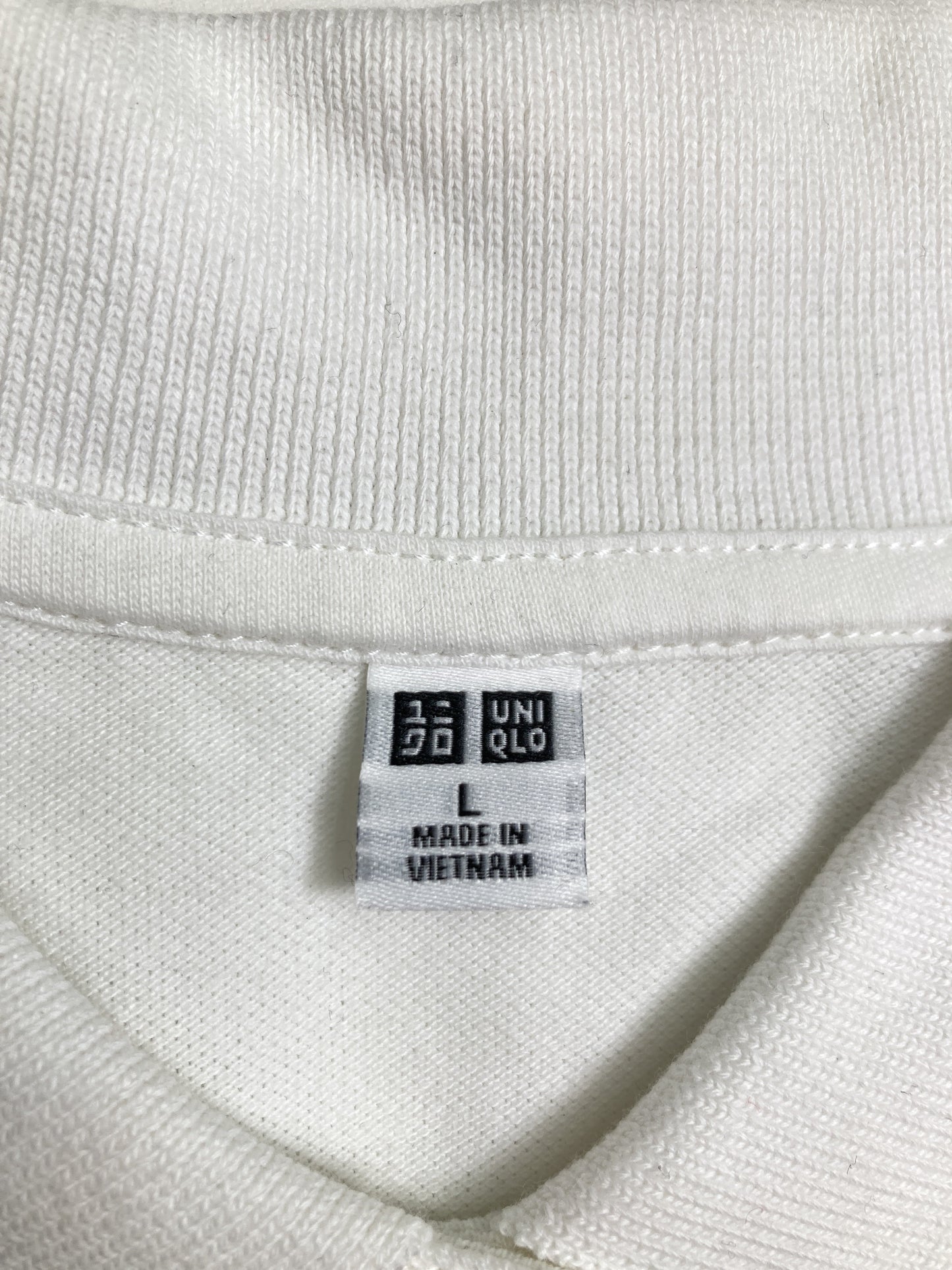 UNIQLO/ユニクロ/ポロシャツ/トップス/ホワイト/L