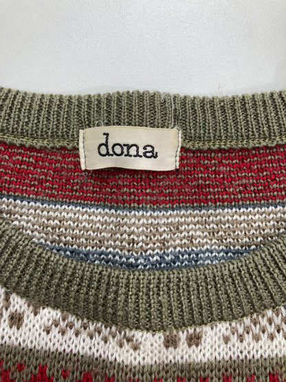 dona/ニット/セーター/トップス/ブラウン