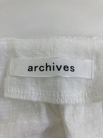 archives/アルシーヴ/シャツ/ブラウス/トップス/ホワイト/M