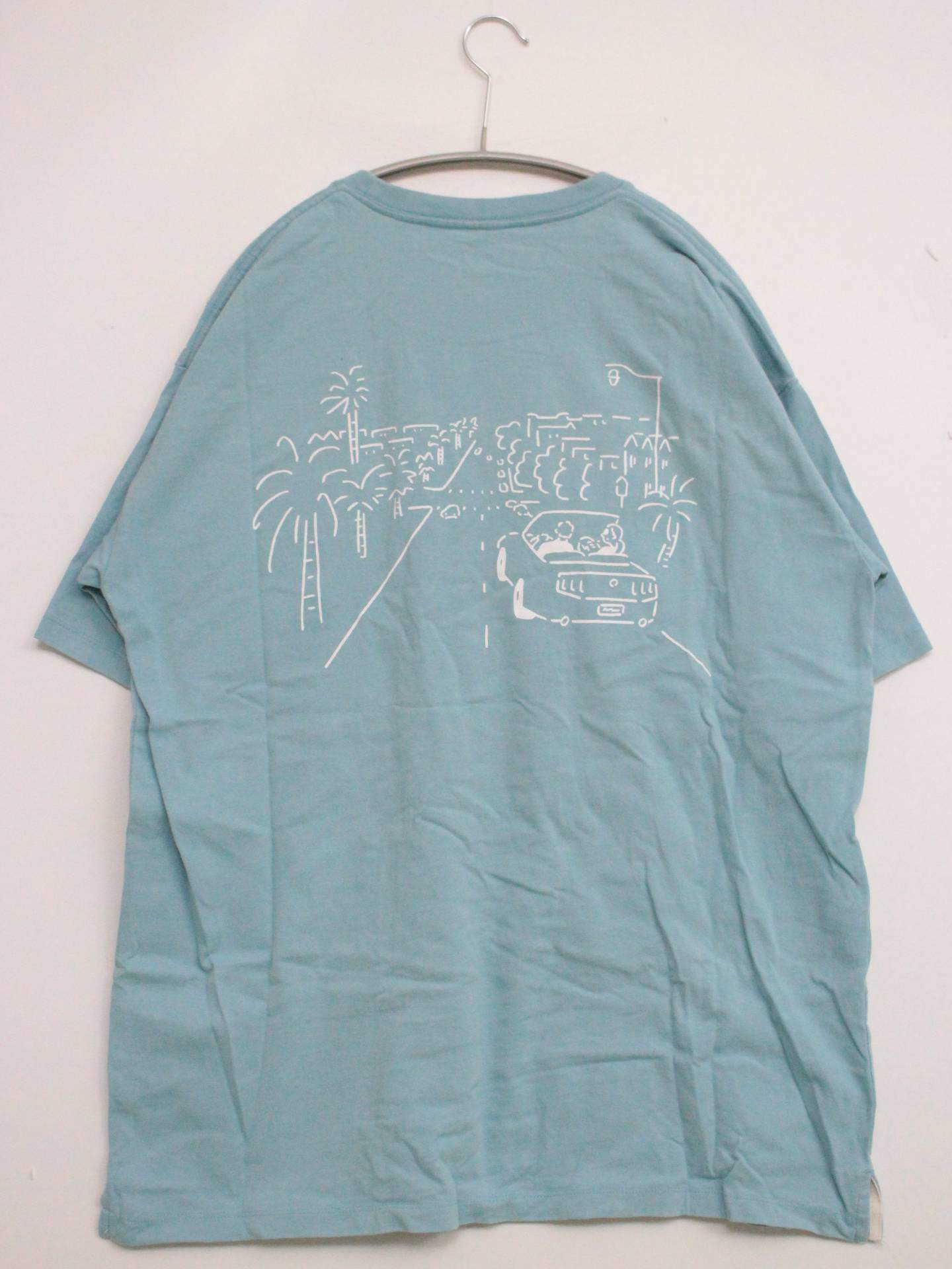 Design Tshirts Store graniph/デザインティーシャツストアーグラニフ/Tシャツ/カットソー/トップス/スカイブルー/L