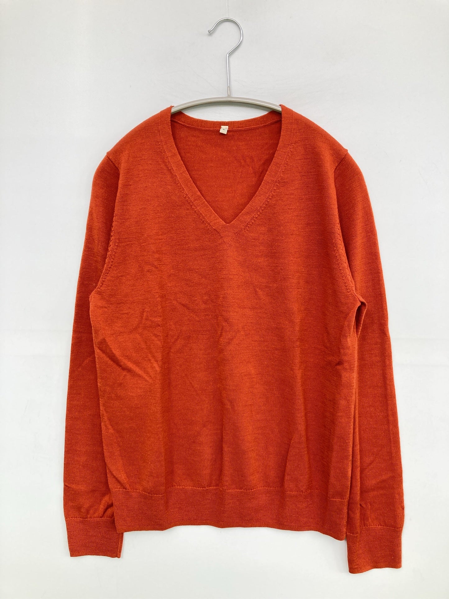 無印良品/ムジルシリョウヒン/ニット/セーター/トップス/オレンジ/L