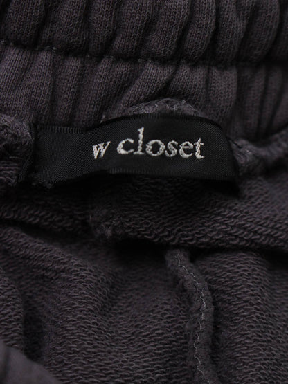 w closet/ダブルクローゼット/ロングスカート/スカート/ブラック/F