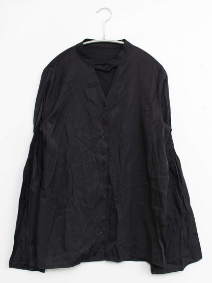Adoon plain/シャツ/ブラウス/トップス/ブラック/F
