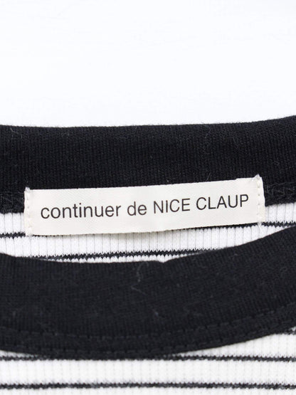 continuer de NICE CLAUP/Tシャツ/カットソー/トップス/ブラック/F