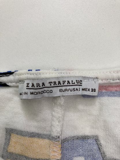 ZARA/ザラ/Tシャツ/カットソー/トップス/ホワイト/EUR S/USA S/MEX 26