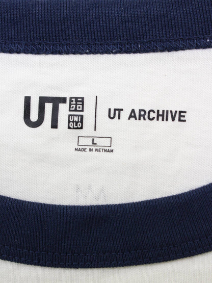 UNIQLO/ユニクロ/Tシャツ/カットソー/トップス/ホワイト/L
