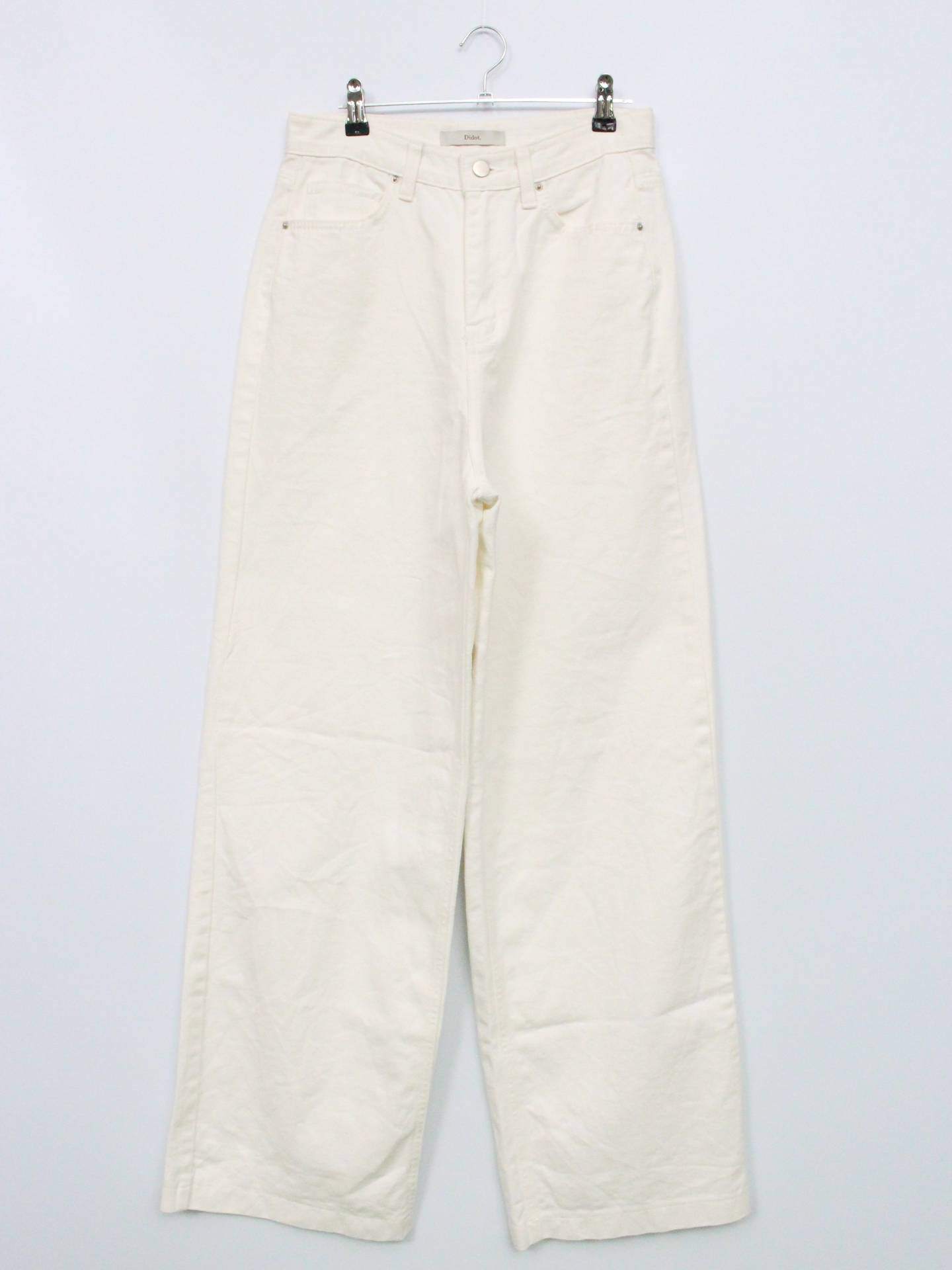 Didot./デニムパンツ/パンツ/ホワイト/M