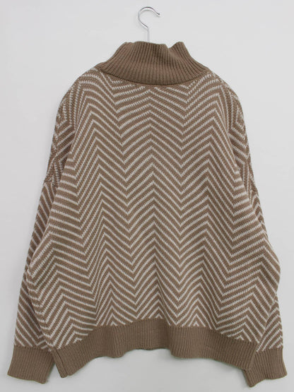 continuer de NICE CLAUP/コンティニューデナイスクラップ/ニット/セーター/トップス/ブラウン/F