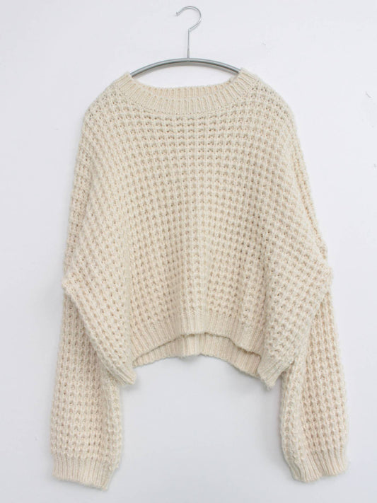 lawgy/ニット/セーター/トップス/アイボリー/F