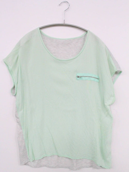 HONEYSUCKLE ROSE/ハニーサックルローズ/Tシャツ/カットソー/トップス/ライトグリーン/M