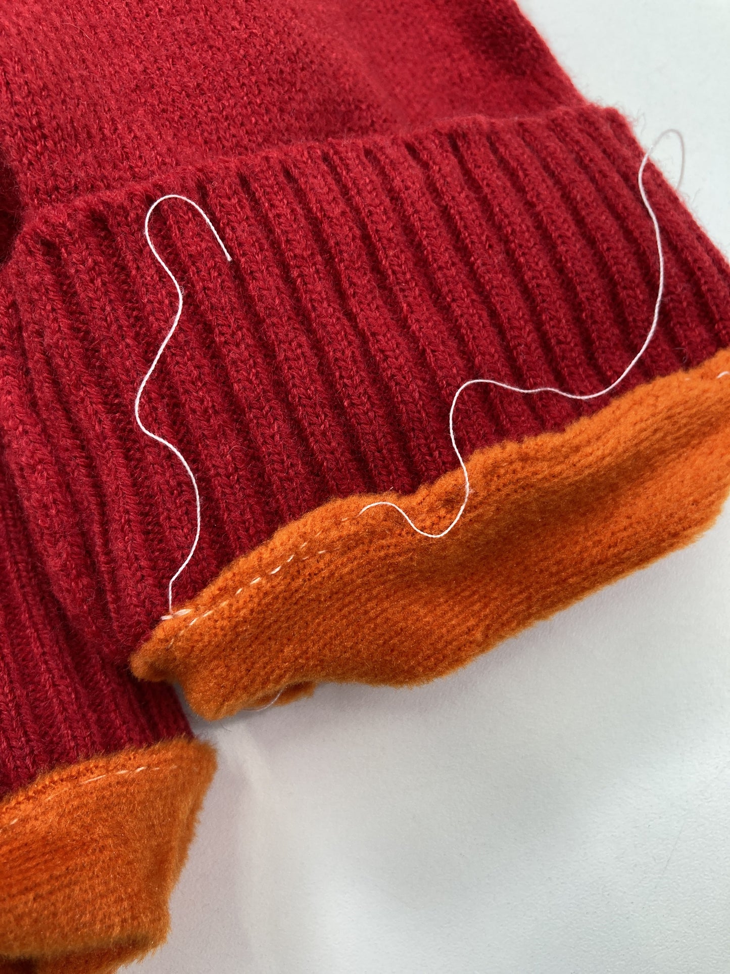 ニット/セーター/トップス/レッド