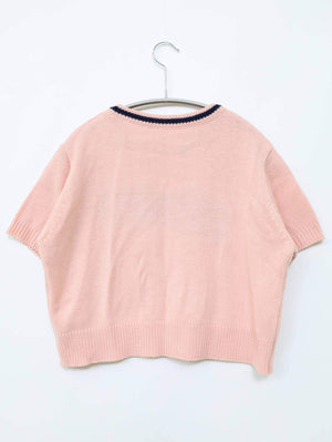 ニット/セーター/トップス/ピンク