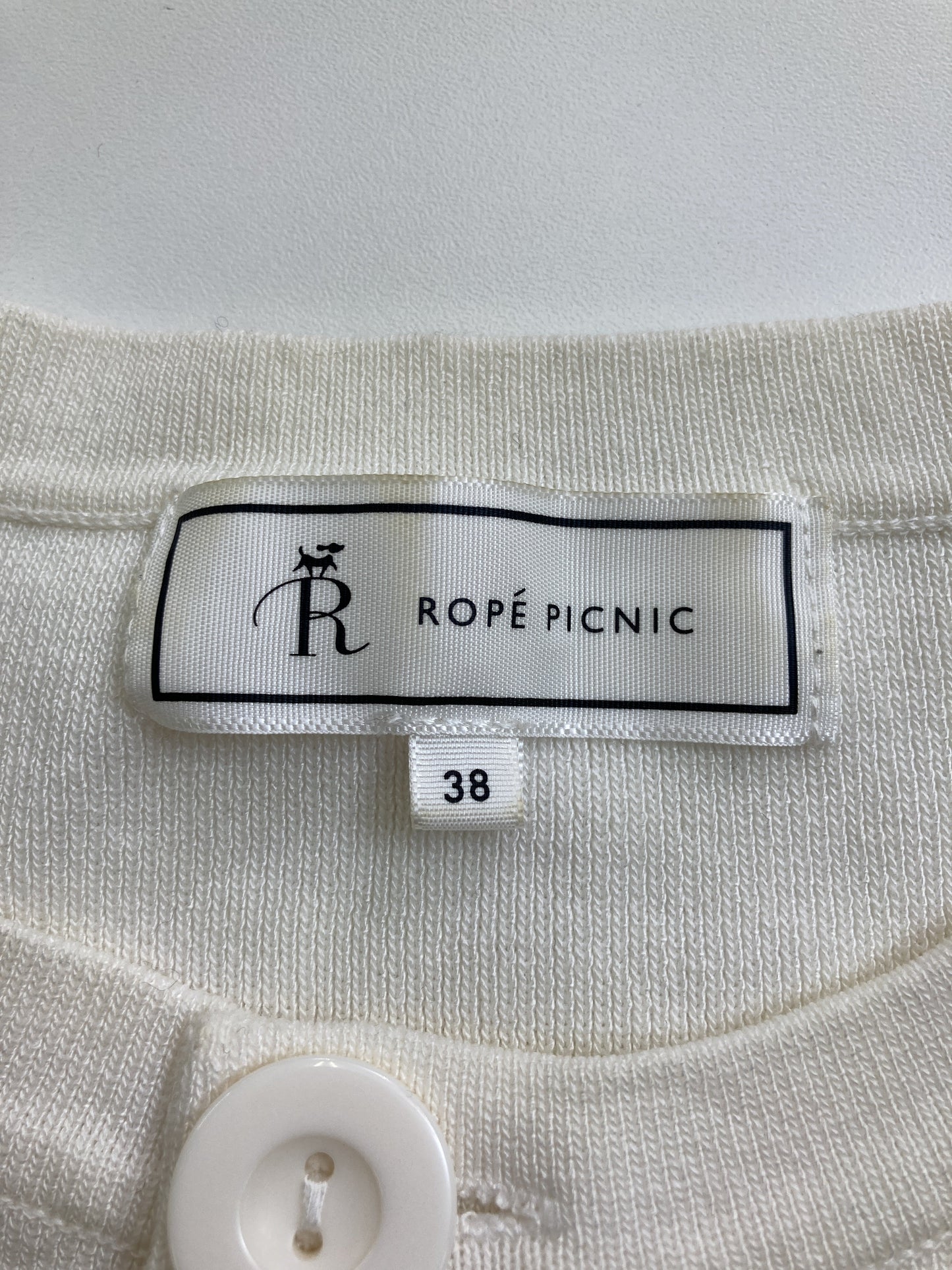 ROPE PICNIC/ロペピクニック/カーディガン/ボレロ/トップス/ホワイト/38