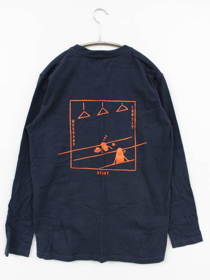 Tシャツ/カットソー/トップス/ネイビー/M