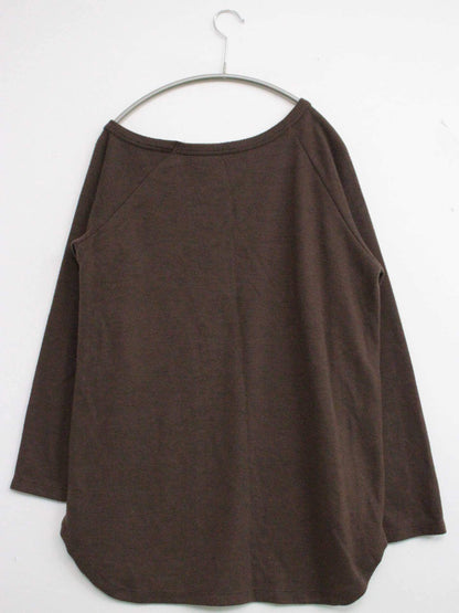 emsexcite/Tシャツ/カットソー/トップス/ブラウン/M