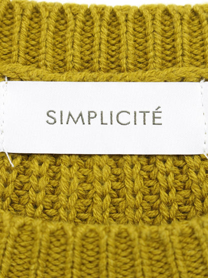 SIMPLICITE/ベスト/トップス/イエロー