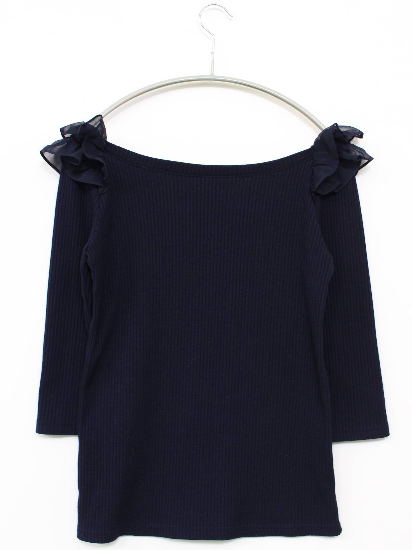 ニット/セーター/トップス/ブラック/M-L