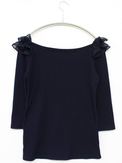 ニット/セーター/トップス/ブラック/M-L