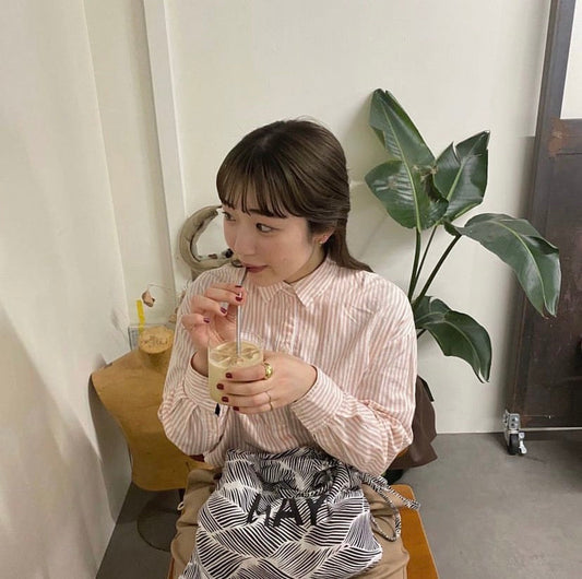 H&M/シャツ/ブラウス/トップス/ピンク/