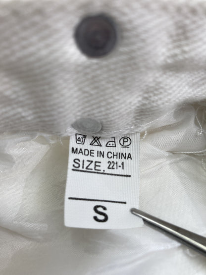 デニムパンツ/パンツ/ホワイト/S