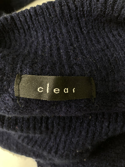 clear/クリア/ニット/セーター/トップス/ネイビー/F