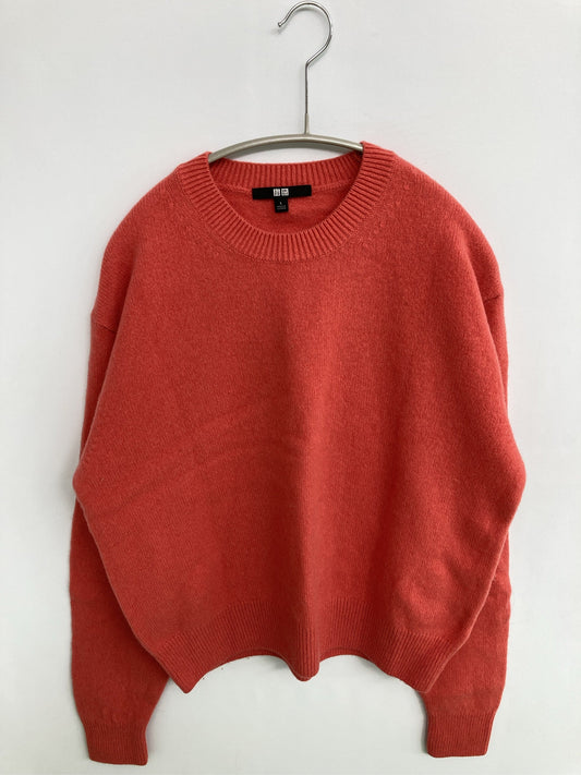 UNIQLO/ユニクロ/ニット/セーター/トップス/レッド/L