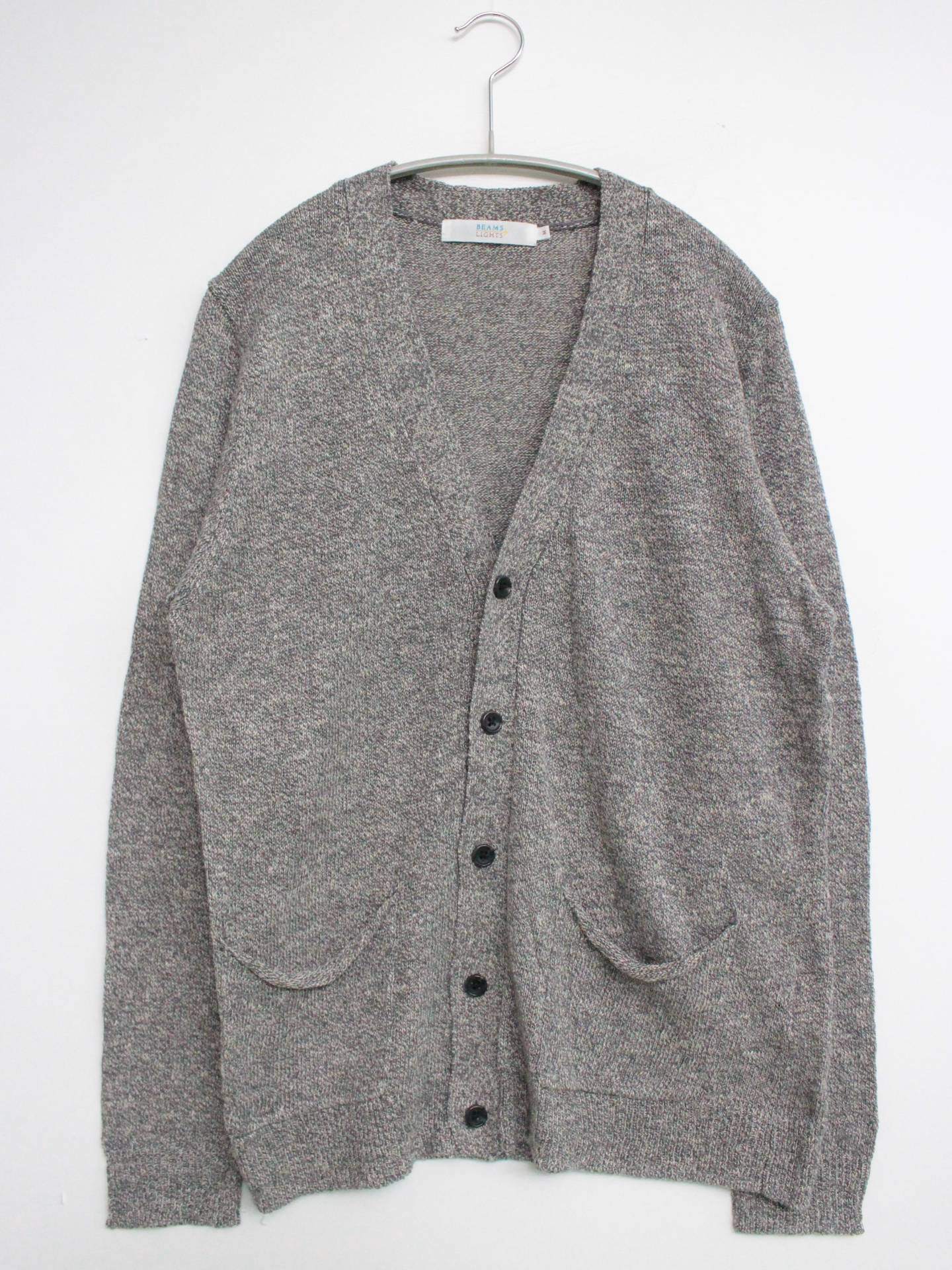BEAMS/ビームス/カーディガン/ボレロ/トップス/グレー/M
