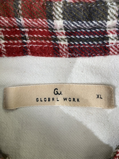 GLOBAL WORK/グローバルワーク/シャツ/ブラウス/トップス/レッド/XL
