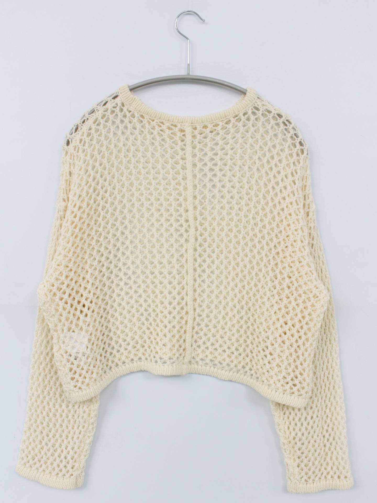 ニット/セーター/トップス/アイボリー/M