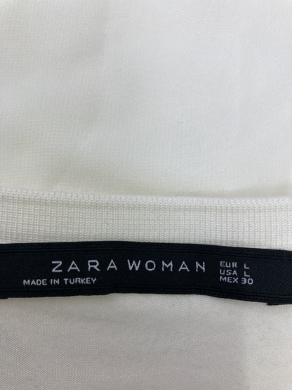 ZARA/ザラ/シャツ/ブラウス/トップス/ホワイト/L