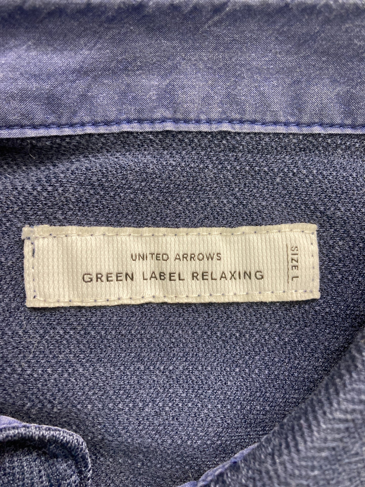 green label relaxing/グリーンレーベルリラクシング/ポロシャツ/トップス/ネイビー/L