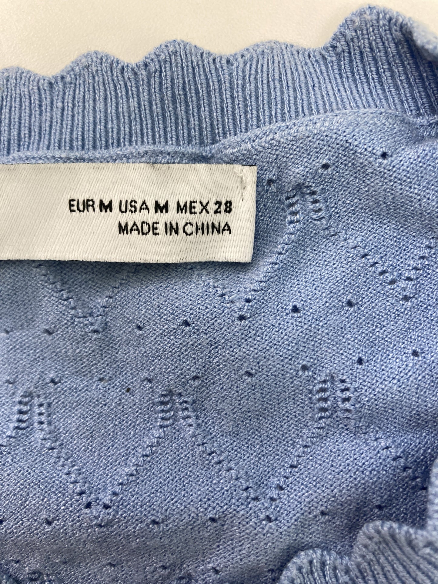 ZARA/ザラ/カーディガン/ボレロ/トップス/スカイブルー/EUR M/USA M/ MEX 28