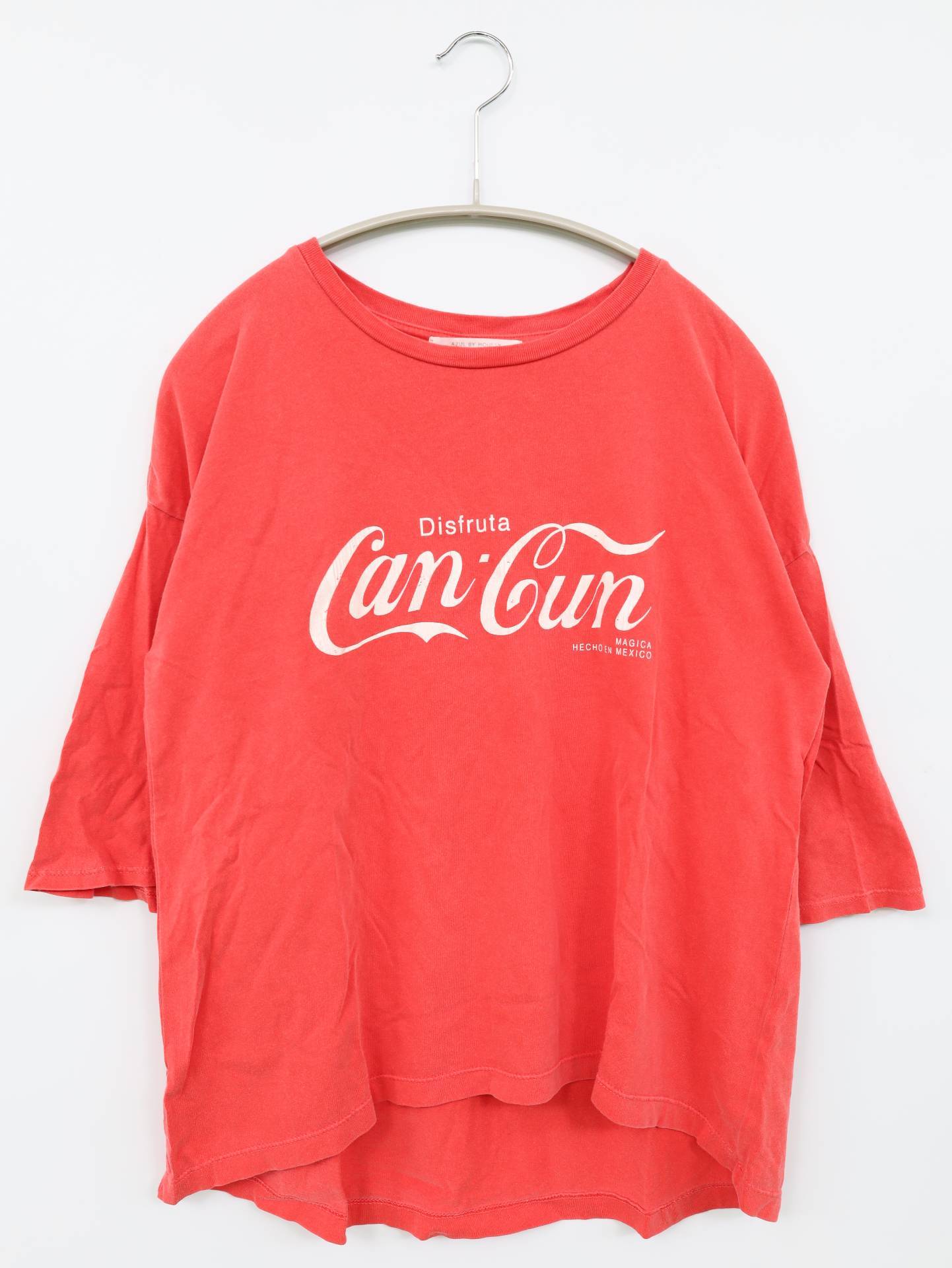 AZUL by MOUSSY/Tシャツ/カットソー/トップス/レッド/S