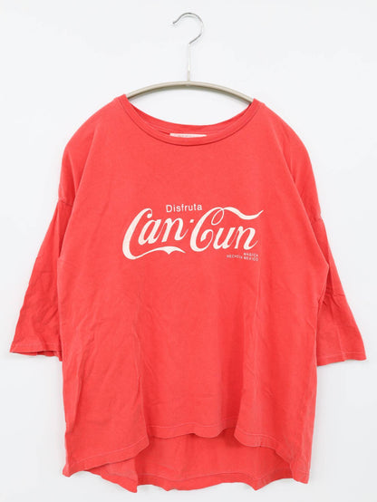 AZUL by MOUSSY/Tシャツ/カットソー/トップス/レッド/S