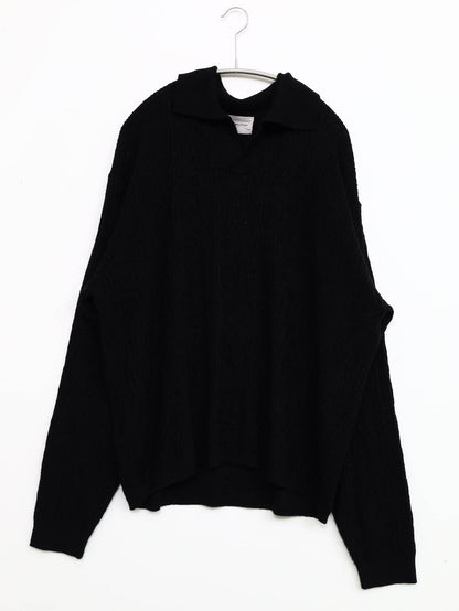 EMMA CLOTHES/エマクローズ/ニット/セーター/トップス/ブラック/L