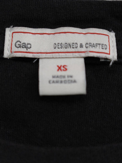 GAP/ギャップ/Tシャツ/カットソー/トップス/ブラック/XS