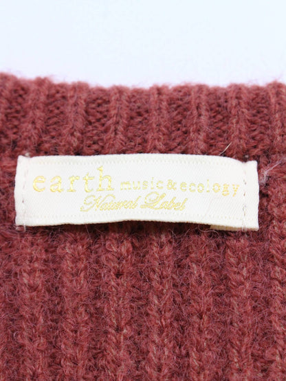 earth music&ecology/アースミュージックアンドエコロジー/ニット/セーター/トップス/レッド/F
