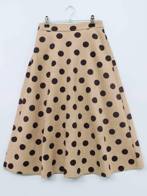 ミモレ/半端丈スカート/スカート/ベージュ