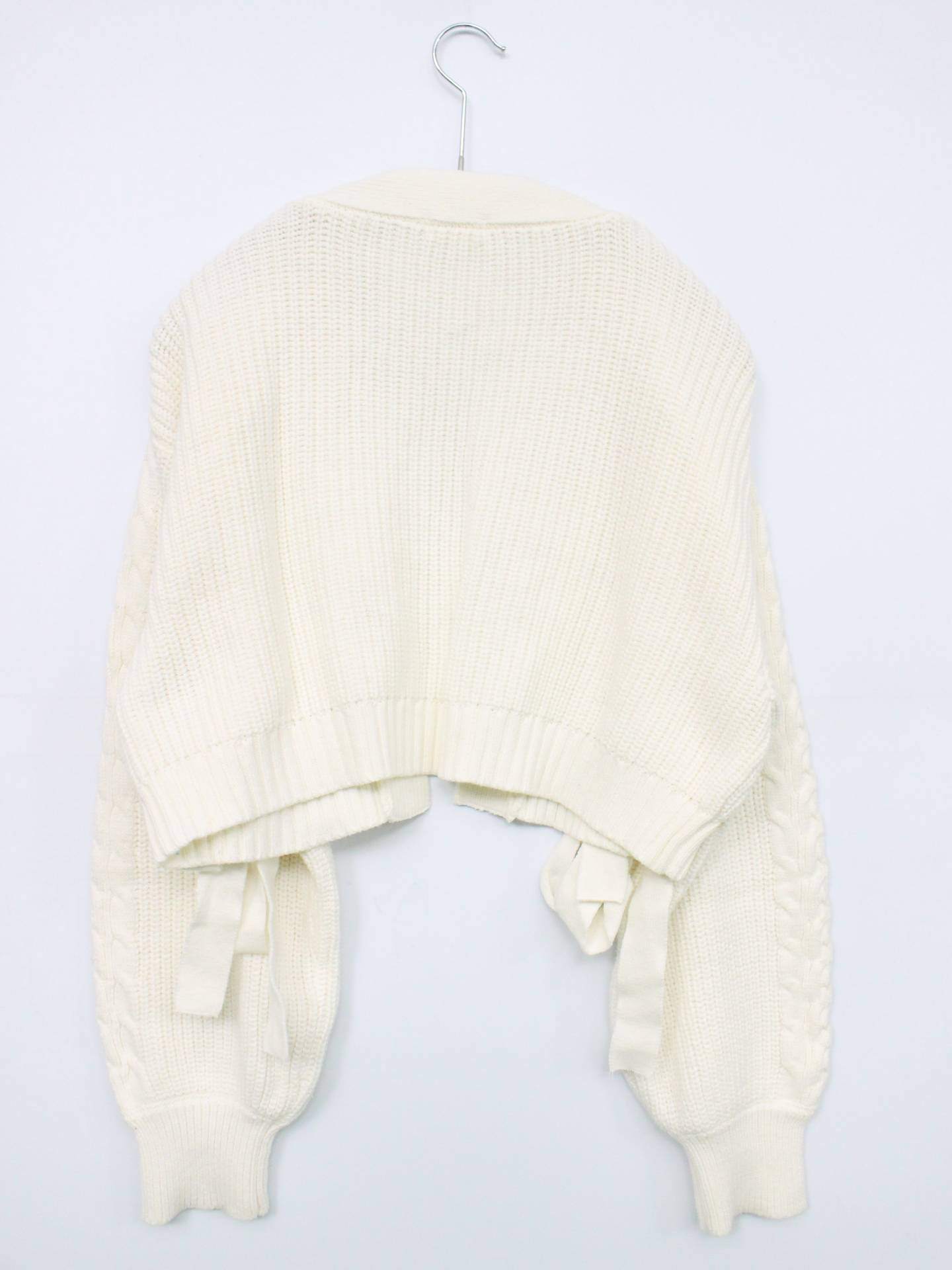 euelyn/カーディガン/ボレロ/トップス/ホワイト/F