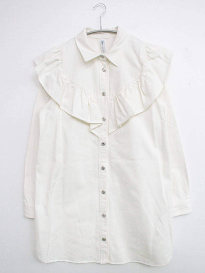 ZARA/ザラ/シャツ/ブラウス/トップス/ホワイト/L