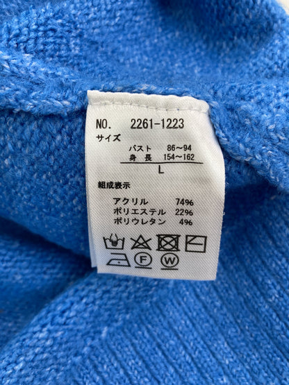 Rose Farm/ニット/セーター/トップス/ブルー/L