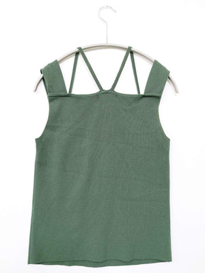 JEANASIS/ジーナシス/タンクトップ/トップス/カーキ/F