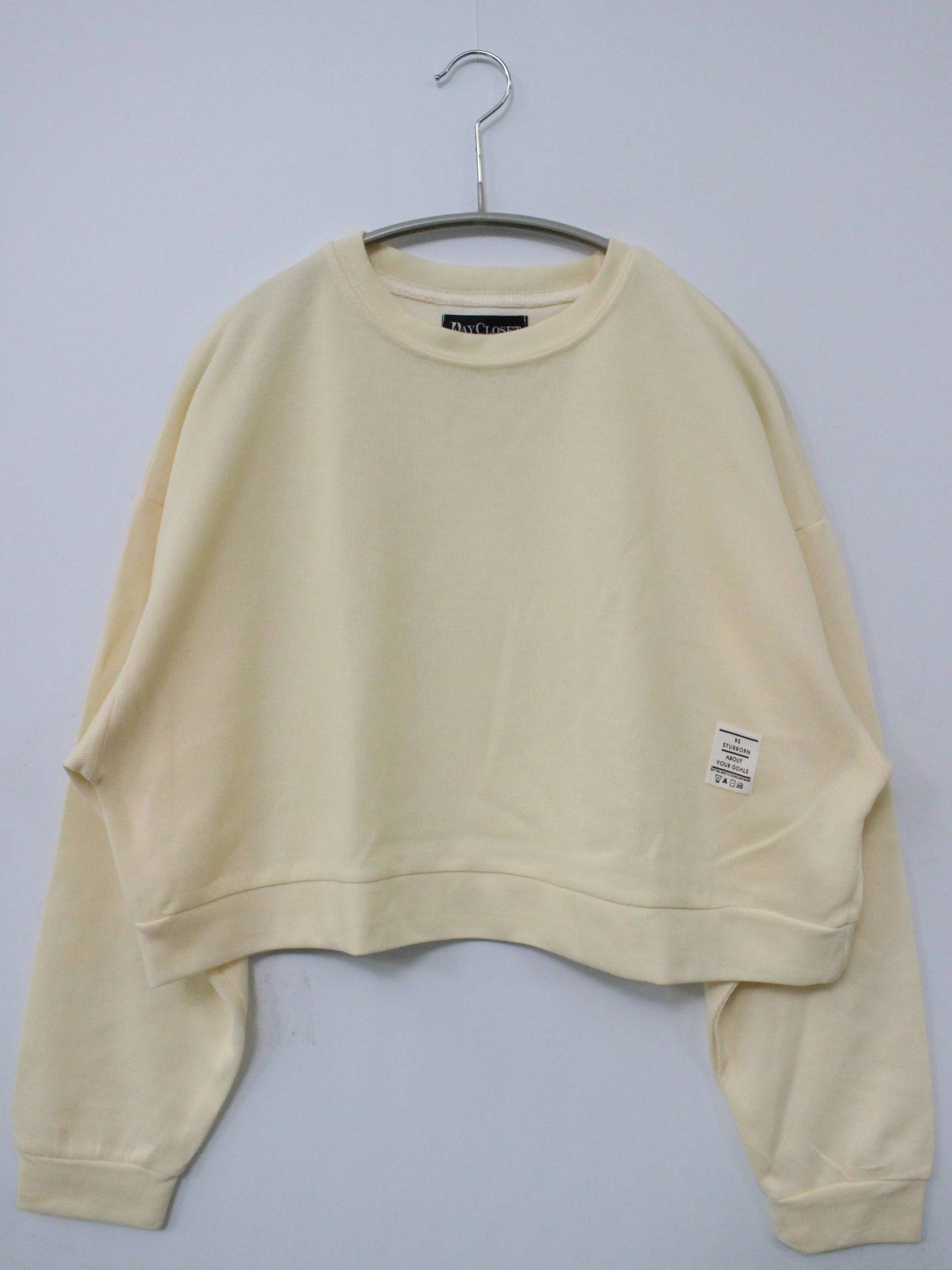 DAY CLOSET/スウェット/トップス/ホワイト/ONE SIZE