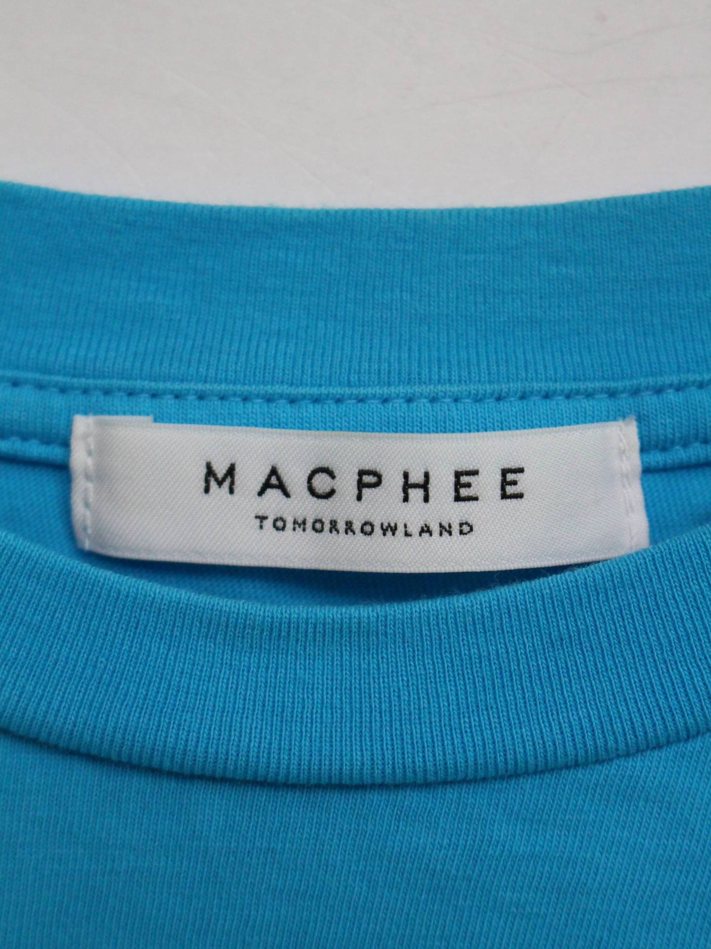 MACPHEE/Tシャツ/カットソー/トップス/ブルー/M