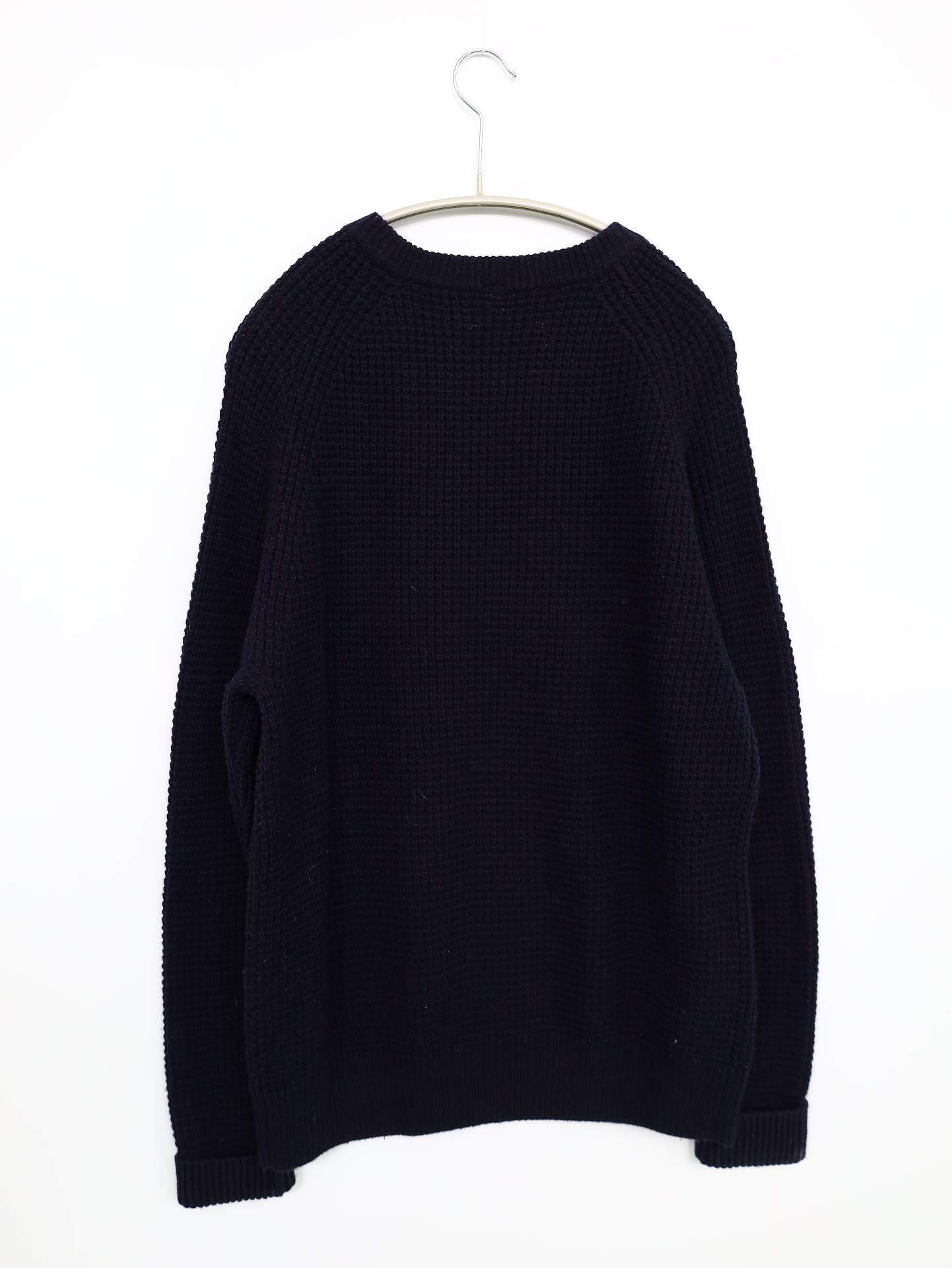 ニット/セーター/トップス/ネイビー/XL
